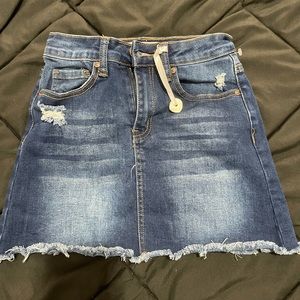 Girls denim skirt